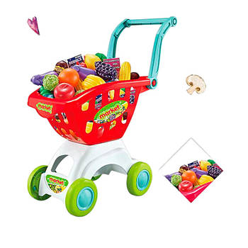 Візок дитячий для супермаркету (22 предмети, продукти) 16898