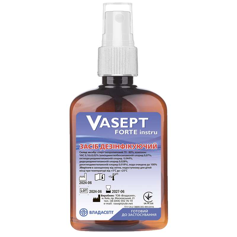 VASEPT forte instru 100, Флакон зі спреєм, фото 1