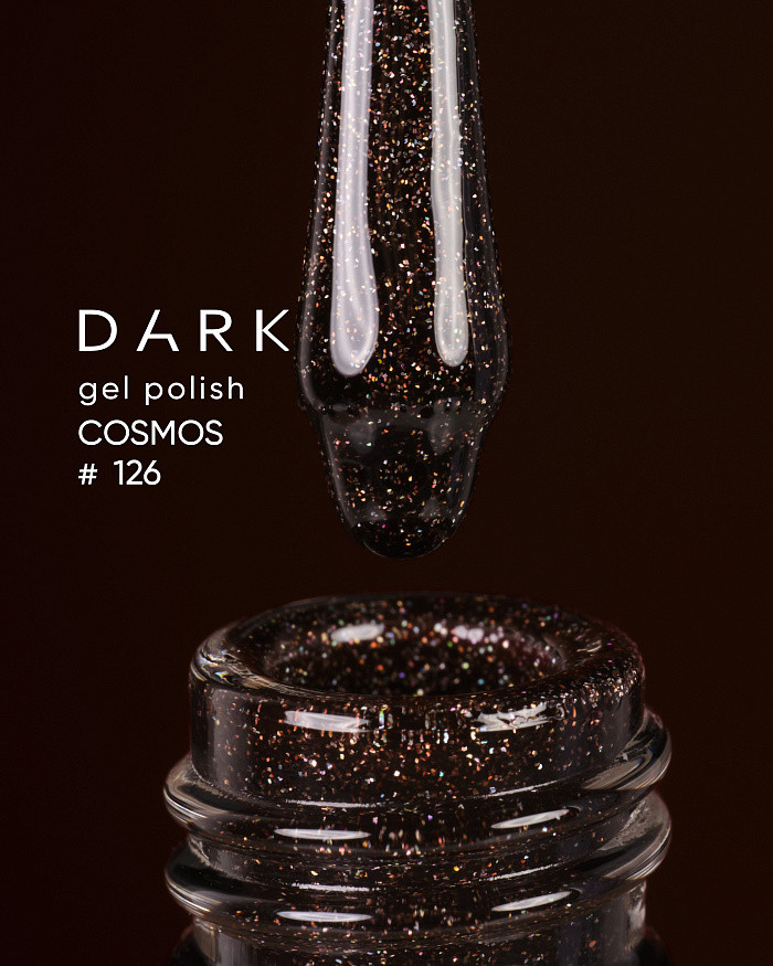 Dark gel polish 126, 6 ml