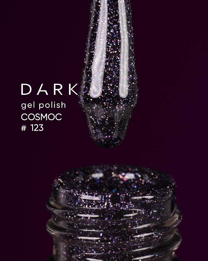 Dark gel polish 123, 6 ml