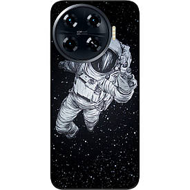 Чохол силіконовий Case для Tecno Spark 20 Pro Plus (KJ7) з картинкою Космонавт
