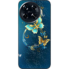 Чохол силіконовий Case для Tecno Spark 20 Pro Plus (KJ7) з картинкою Красиві метелики
