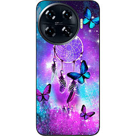 Чохол силіконовий Case для Tecno Spark 20 Pro Plus (KJ7) з картинкою Метелики та оберег