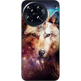 Чохол силіконовий Case для Tecno Spark 20 Pro Plus (KJ7) з картинкою Космічний вовк
