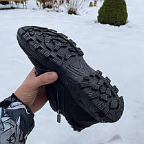 Зимові чоловічі болонові черевики на ліпучці, фото 5