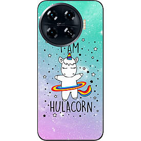 Силіконовий чохол Case для Tecno Spark 20 Pro Plus (KJ7) з картинкою Єдиноріг