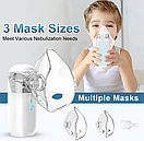 Mesh Nebulizer ZH-N3 100 KHZ портативний білий, Інгалятор домашній для дітей та дорослих, Дитячі інгалятори, фото 6