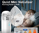 Mesh Nebulizer ZH-N3 100 KHZ портативний білий, Інгалятор домашній для дітей та дорослих, Дитячі інгалятори, фото 7