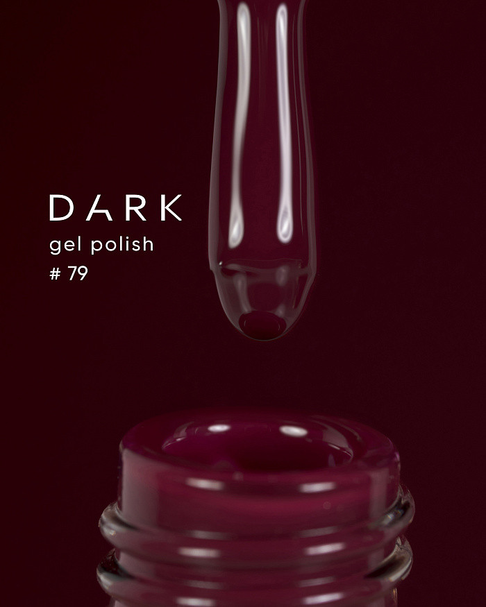 Dark gel polish 79, 6 ml
