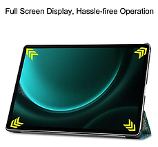 Чохол книжка Crazy Horse для Samsung Galaxy Tab S9 Plus (12.4") / dont touch me, фото 6