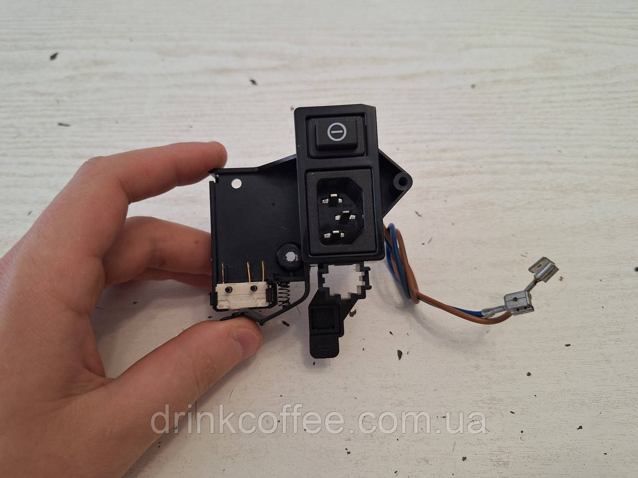 Кнопка в зборі для кавомашини DeLonghi ECAM 350.55 B Dinamica б/у
