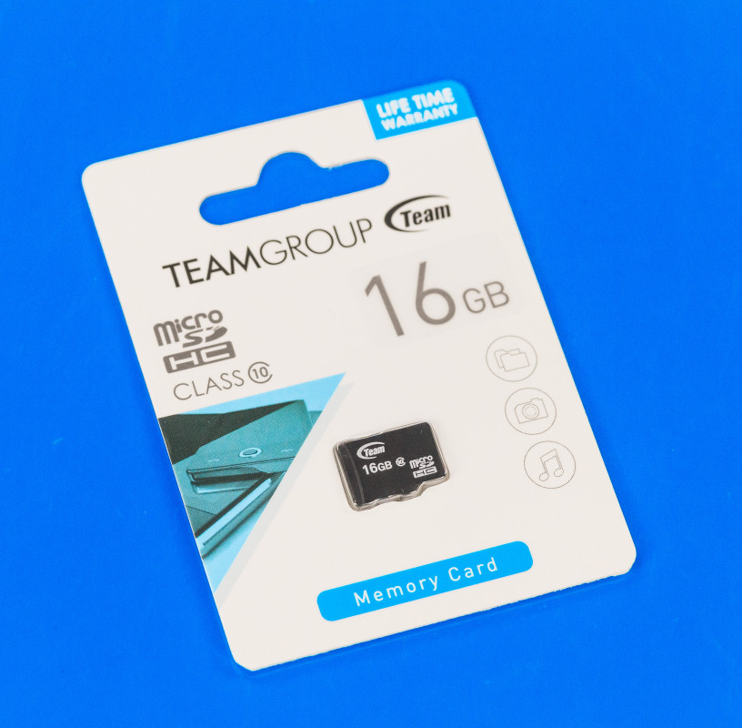 Картка пам'яті Team 16 GB microSD для комп'ютера class 10, фото 1