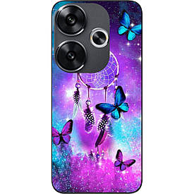 Чохол силіконовий Case для Xiaomi Poco F6 з картинкою Метелики та оберег