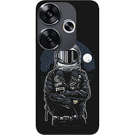 Чохол силіконовий Case для Xiaomi Poco F6 з картинкою Космонавт і місяць