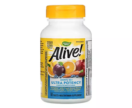 Nature's Way Alive! Men's 50+ Ultra Potency Complete Multivitamin 60 Tabs