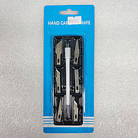 Набір скальпелів моделюючих, 6 шт + тримач