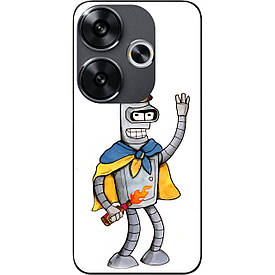 Силіконовий чохол Case для Xiaomi Poco F6 з картинкою Робот