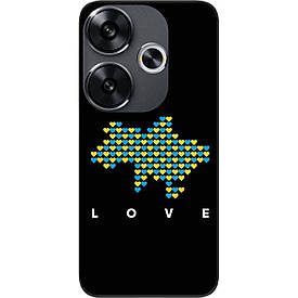 Силіконовий чохол Case для Xiaomi Poco F6 з картинкою Love