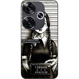 Силіконовий чохол Case для Xiaomi Poco F6 з картинкою Венсдей