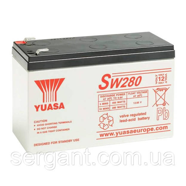 Акумуляторна батарея Yuasa SW280 12V 9 Ah, фото 1