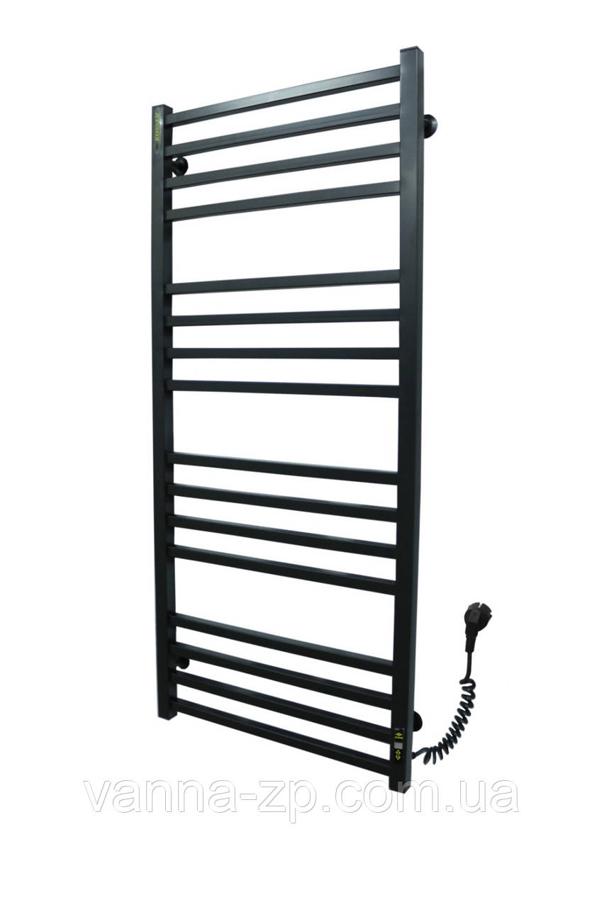 Сушарка для рушників KOSSER Велді 1200х600/16 ЕR тайм. Неіржавка сталь (чорний)