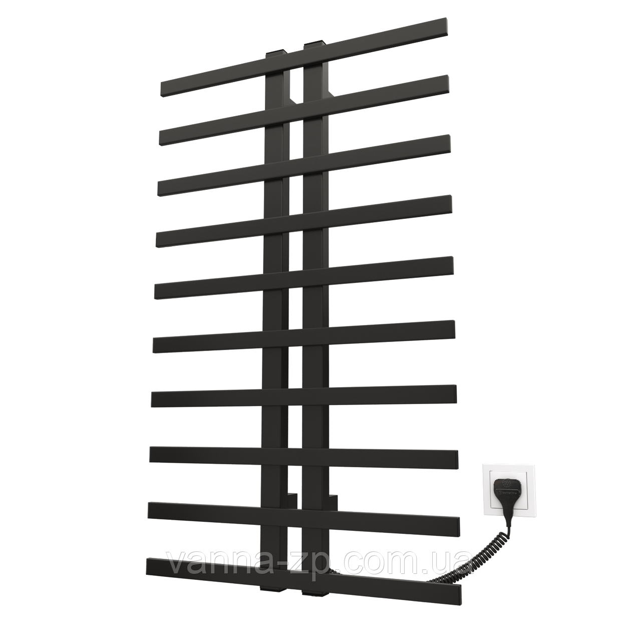 Сушарка для рушників KOSSER Флай 1000х600 EL тайм. чорний