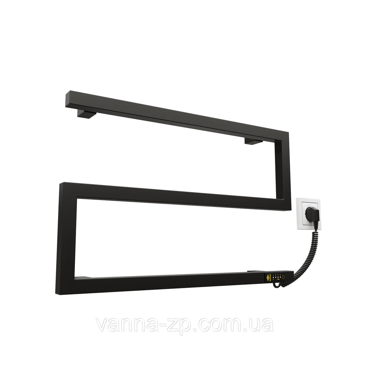 Сушарка для рушників KOSSER Зета 350х550 ER тайм. чорний, фото 1