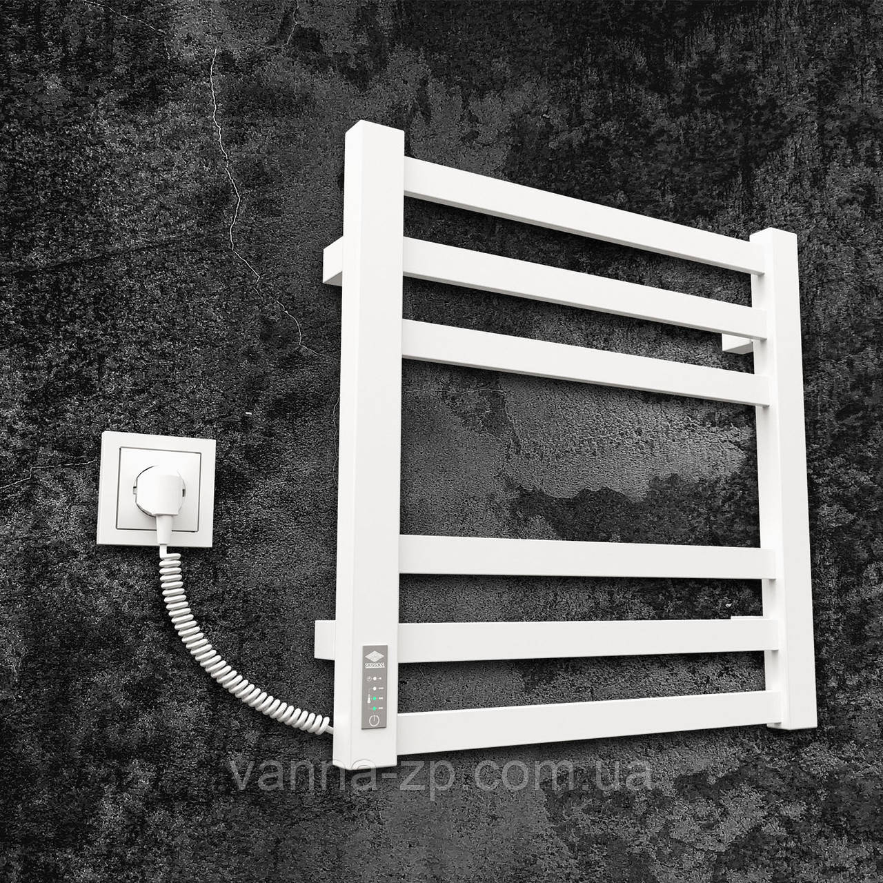 Сушарка для рушників KOSSER Герда 500х500 EL тайм. білий, фото 1