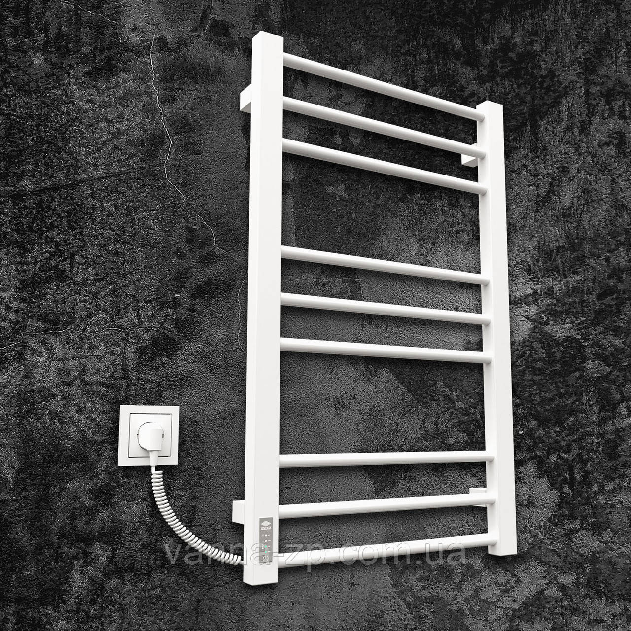 Сушарка для рушників KOSSER Степ 800х500 EL тайм. білий, фото 1