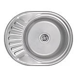 Тумба кутова кухонна No2 з врізною мийкою (овальна декор) зі стільницею 1-ї категорії (складська програма), фото 4