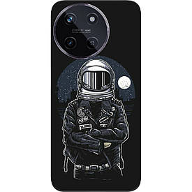 Чохол силіконовий Case для Realme 11 4G з картинкою Космонавт і місяць