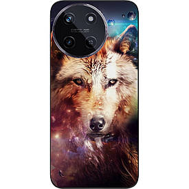Чохол силіконовий Case для Realme 11 4G з картинкою Космічний вовк