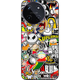 Бампер силіконовий Case для Realme 11 4G з малюнком Креатив