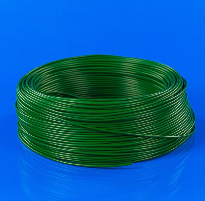 Кабель монтажний ПВ5 0.5мм зелений, фото 1