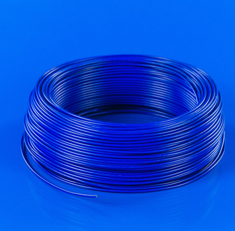 Монтажний дріт ПВ5 0,75 мм синій для електромонтажу, фото 1