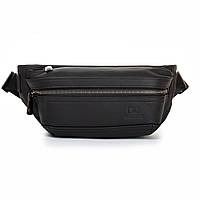 Чоловіча шкіряна сумка на пояс BRETTON  9338-20 black.Чоловічі сумки оптом  в УкраЇні.