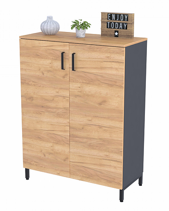 Тумба офісна LT-900-1200 антрацит Loft design, фото 1