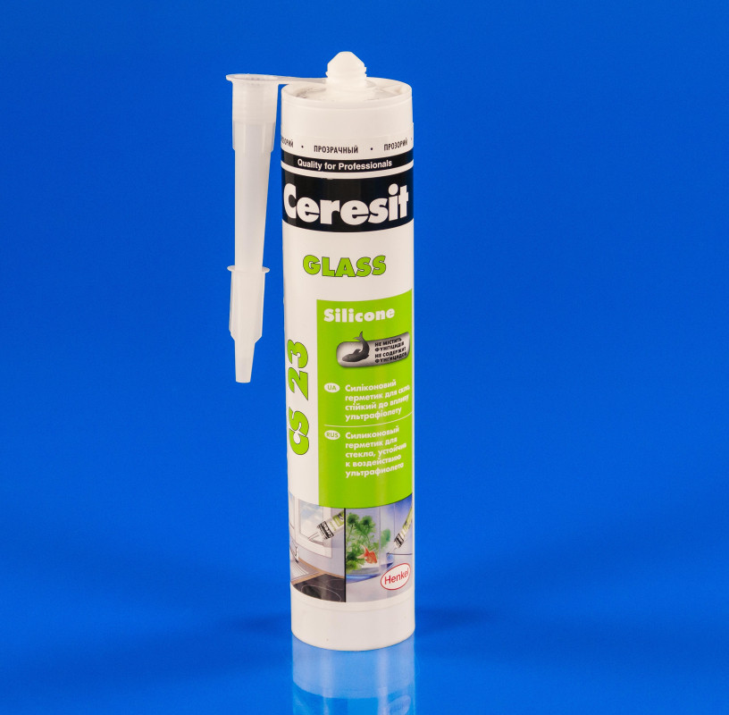 Силіконовий герметик для скла ChemTech SealGlass 280ml