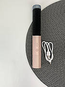 Акумуляторний керамічний випрямляч розчіска для волосся Hair Straighter Comb LSM-634, рожевий