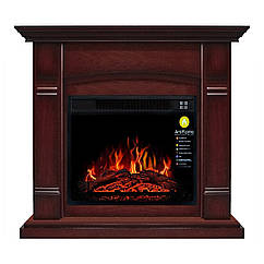 Камінокомплект ArtiFlame MANCHESTER AF23S МАХАГОН КОРИЧНЕВИЙ АНТИК (зі звуком)