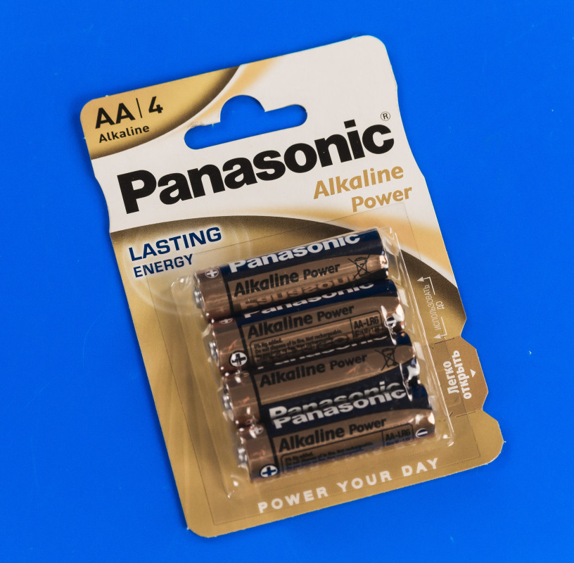 Panasonic Alkaline Power AA 4шт (LR6REB/4BR), фото 1