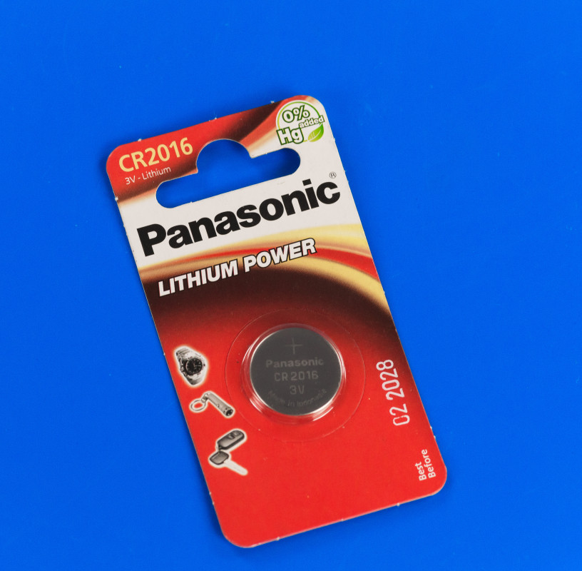 Panasonic Lithium CR2016 1шт (CR-2016EL/1B), фото 1