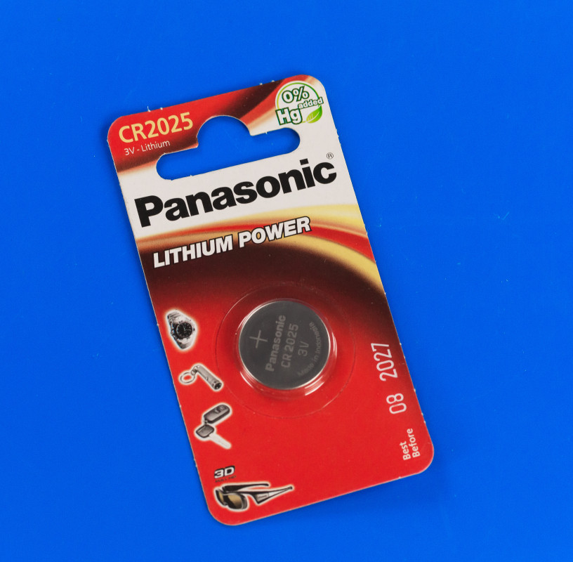 Літієва батарейка Panasonic CR 2025 BLI (1 шт.)