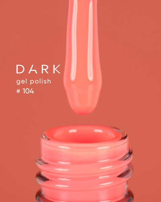 Dark gel polish 104, 6 ml