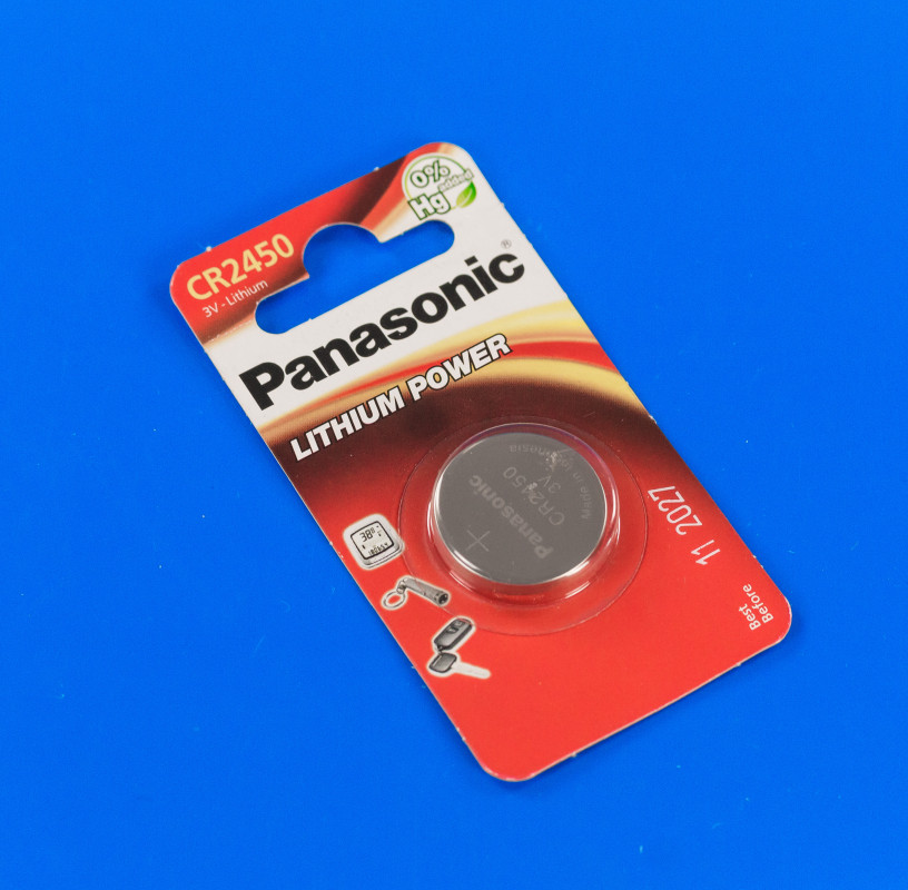 Panasonic CR 2450 Lithium батарейка 1 шт., фото 1