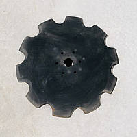 Диск борони ПАЛЛАДА ф630x6мм,d46 6 відв. 13.5 мм "ромашка" Z 10 бронесталь, фото 4