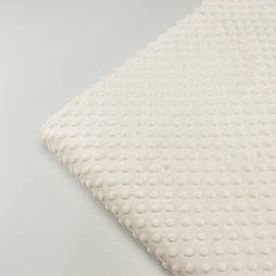 Плюш Minky 380 г/м2 "Айворі" 100*80 см. No м-103