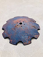 Диск борони ПАЛЛАДА ф630x6мм,d46 6 відв. 13.5 мм "ромашка" Z 10 бронесталь, фото 2