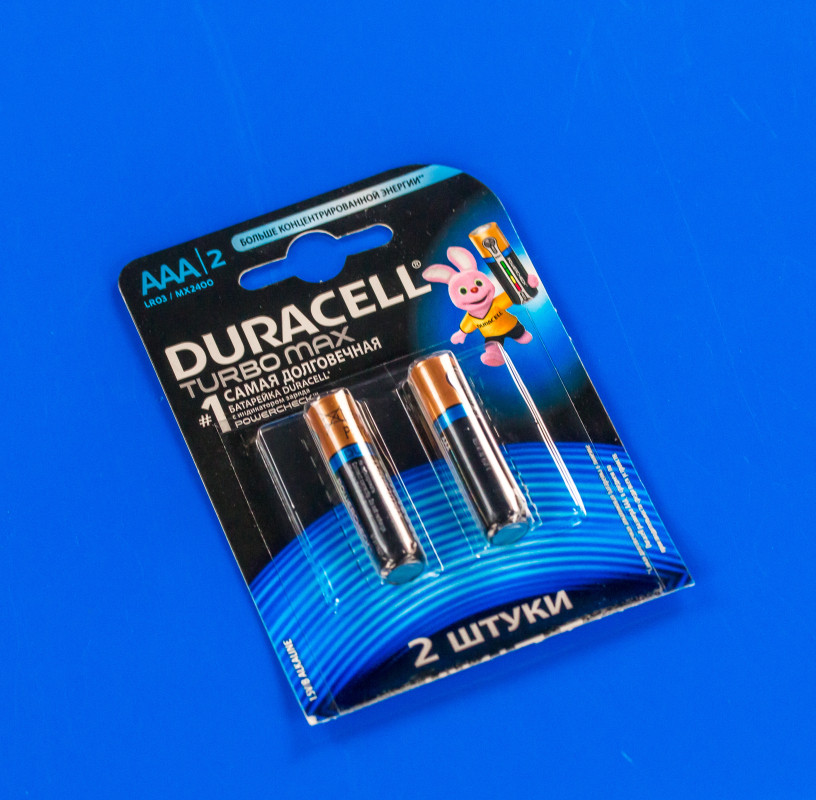 Duracell TurboMax AAA (LR03) 2шт - MX2400, фото 1