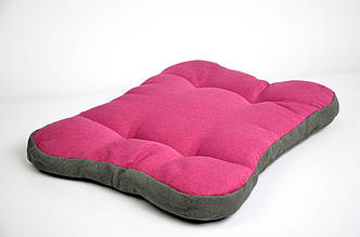 Лежанка для собак кішок маленьких середніх великих порід м'яке місце подушка Рожева
